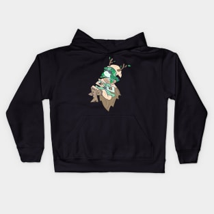 Huntress Wizard Meditation Kids Hoodie